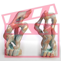 modern sculpture, plastic art
