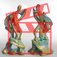 modern sculpture, plastic art