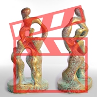 modern sculpture, plastic art
